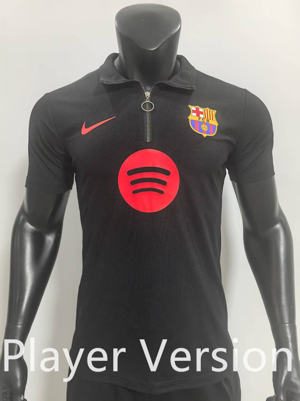 Player Version 2025-2026 Barcelona Black Thailand Soccer Jersey AAA-SJ