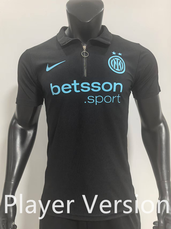 Player Version 2025-2026 Inter Milan Black Thailand Soccer Jersey AAA-SJ