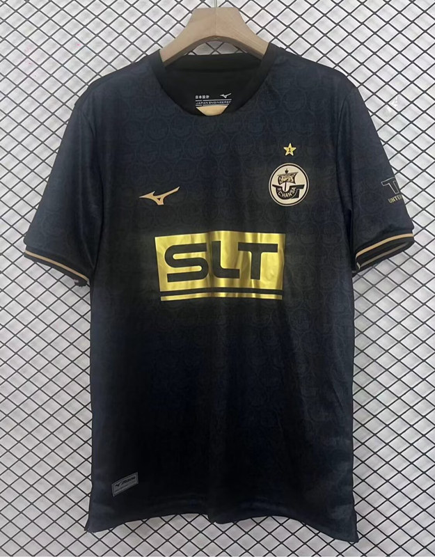 (S-4XL) 2025-2026 Hansa Rostock 3rd Away Black Thailand Soccer Jersey AAA-2044