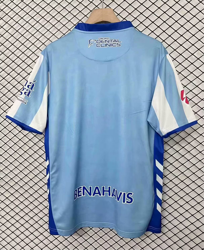 (S-4XL) 2025-2026 Málaga CF Home Blue&White Thailand Soccer-2044