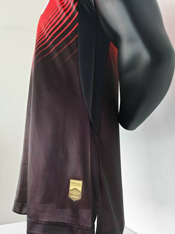 (S-3XL) 25-26 Player Version Atletico Paranaense Home Red&Black Thailand Soccer Jersey AAA-908