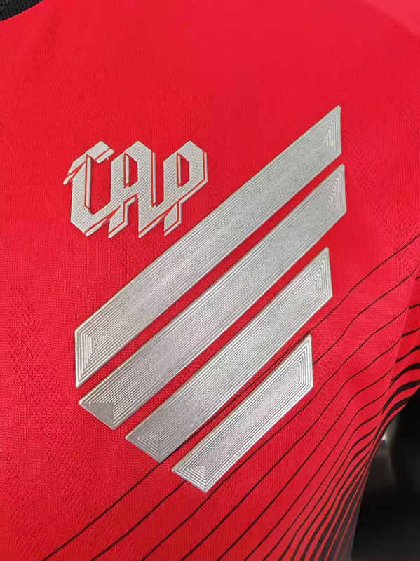 (S-3XL) 25-26 Player Version Atletico Paranaense Home Red&Black Thailand Soccer Jersey AAA-908