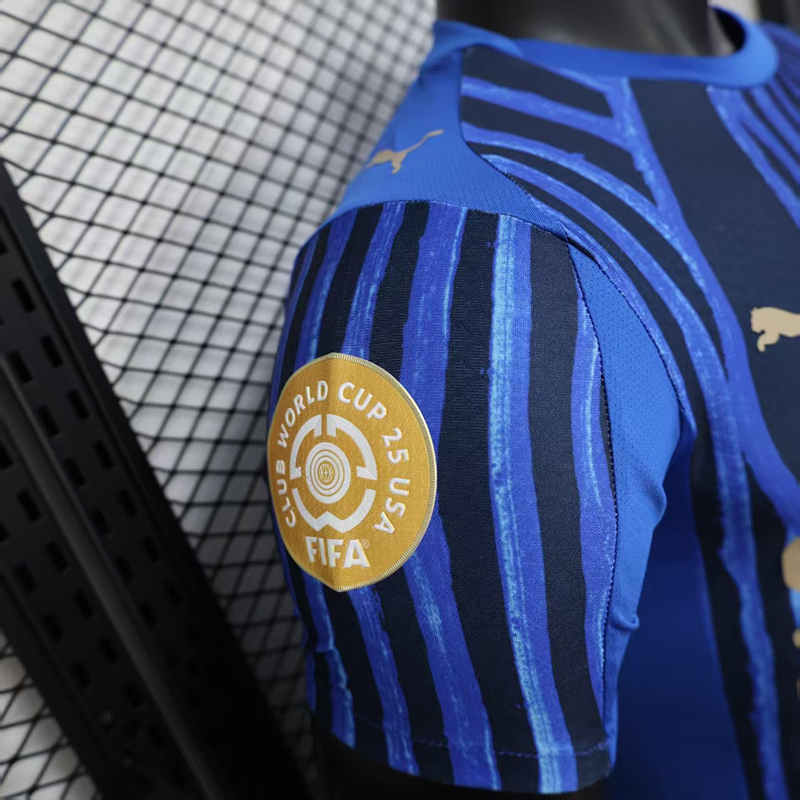 Player Version With Patch 2025-2026 Al Hilal Saudi Home Blue Soccer Jersey-888