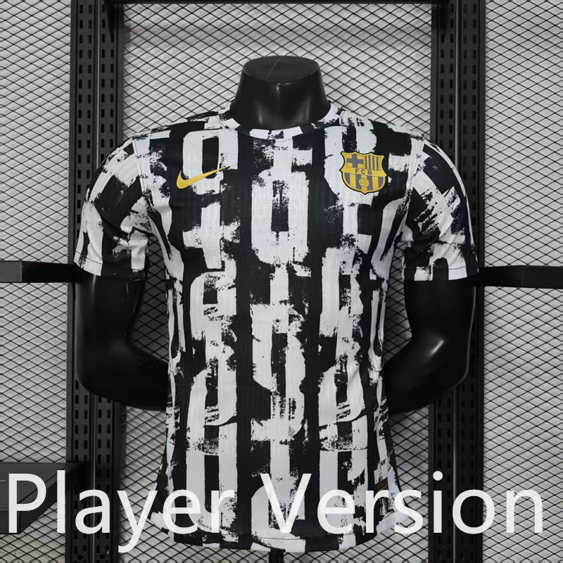 Player Version 2025-2026 Special Edition Barcelona Black&White Thailand Soccer Jersey AAA-888