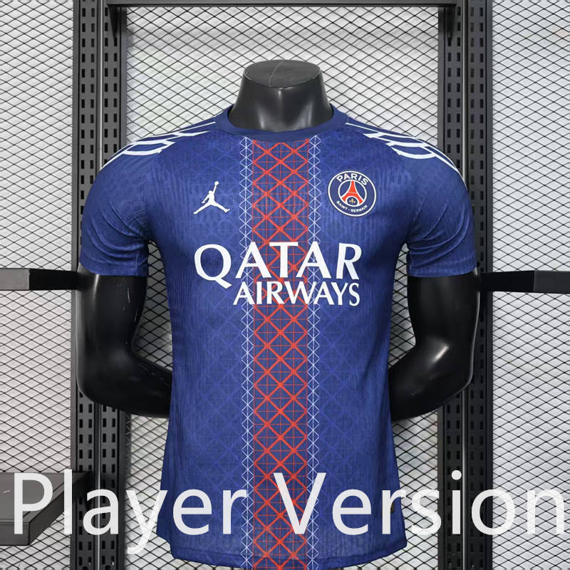 Player Version 2025-2026 Special Version Paris SG Blue Thailand Soccer Jersey AAA-888