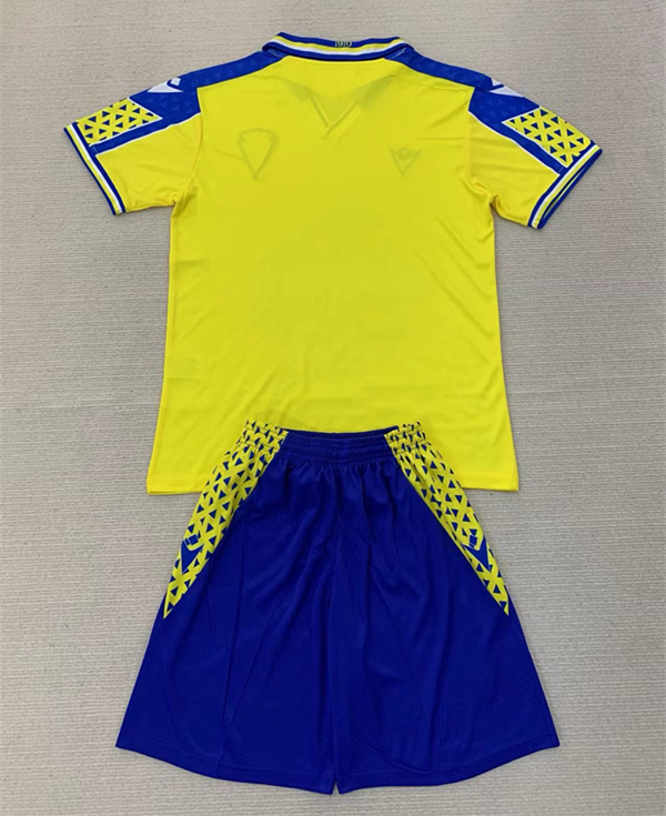 2025-2026 Cádiz CF Home Yellow Soccer Uniform-AY