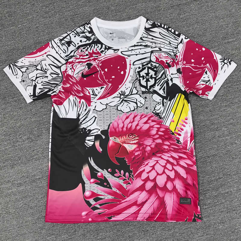 2025-2026 Special Version Brazil Pink&White Thailand Soccer Jersey AAA-4927