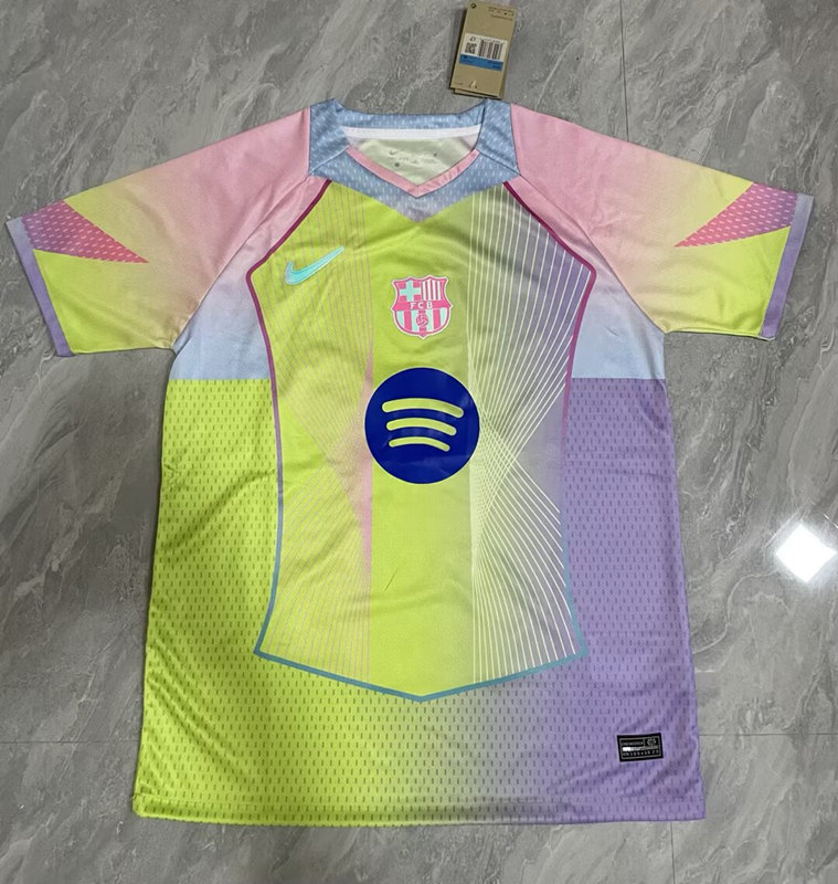 2025-2026 Special Version Barcelona Fluorescent Green Thailand Soccer Jersey AAA-818