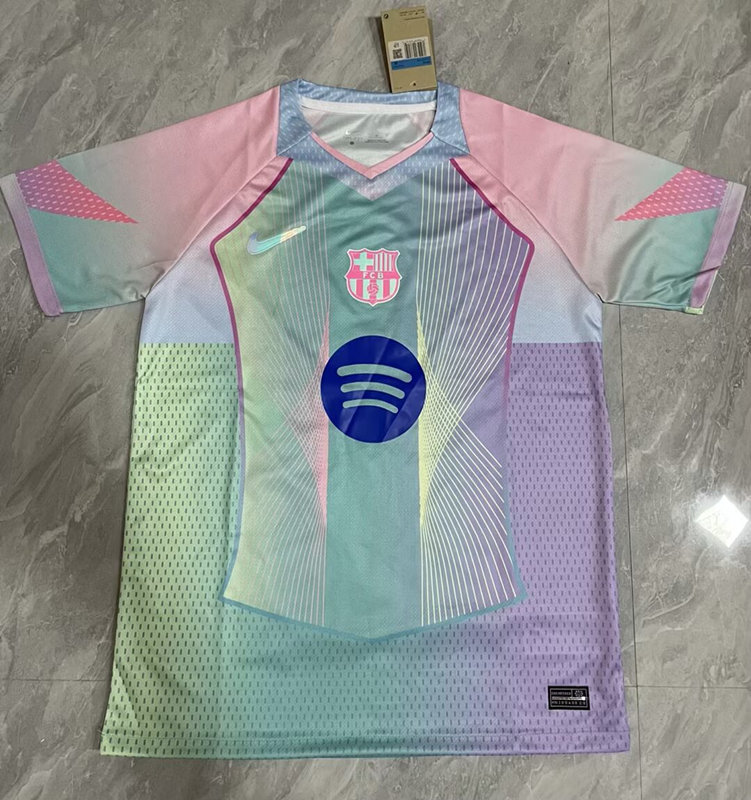 2025-2026 Special Version Barcelona Pink&Green Thailand Soccer Jersey AAA-818