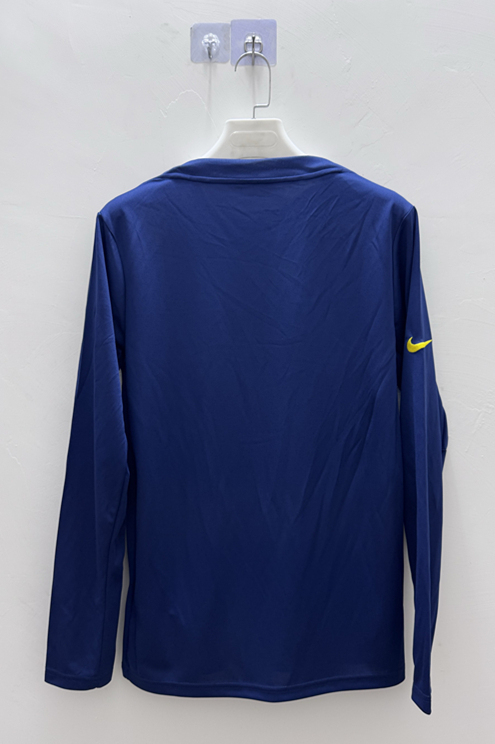 2025-2026 Atletico Madrid Yellow&Blue LS Thailand Soccer Jersey AAA-9268