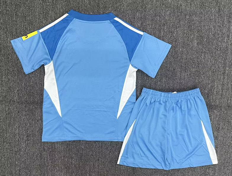2025-2026 Newcastle United Goalkeeper Blue Kids/Youth Soccer Uniform-2353