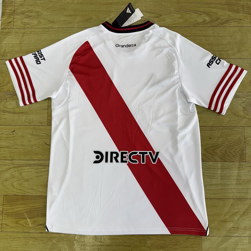 (S-4XL) 2025-2026 River Plate Home White Thailand Soccer Jersey AAA-2483