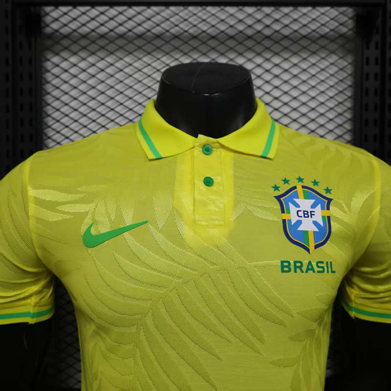 Player Version 2025-2026 Special Version Brazil Yellow Thailand Soccer Jersey AAA-888