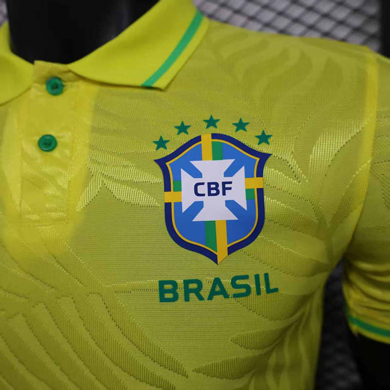 Player Version 2025-2026 Special Version Brazil Yellow Thailand Soccer Jersey AAA-888