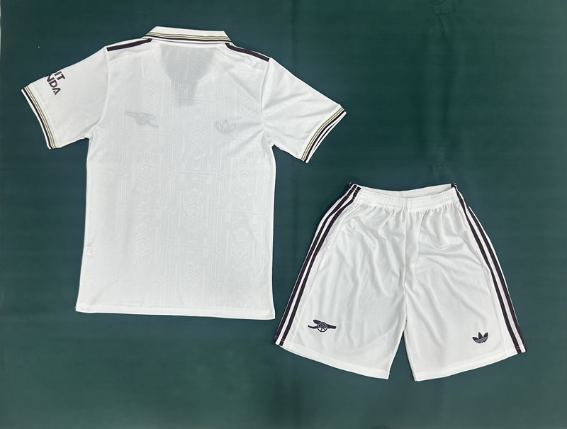 2025-2026 Arsenal 2nd Away White Soccer Uniform-6748