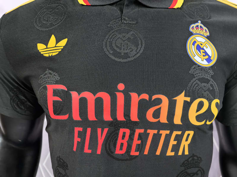 Player Version 2025-2026 Personalized Version Real Madrid Black Thailand Soccer Jersey AAA-1959