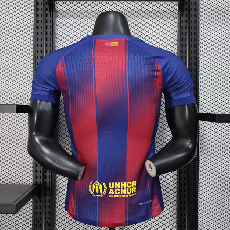 Player Version 2025-2026 Barcelona Home Blue&Red Thailand Soccer Jersey AAA-888