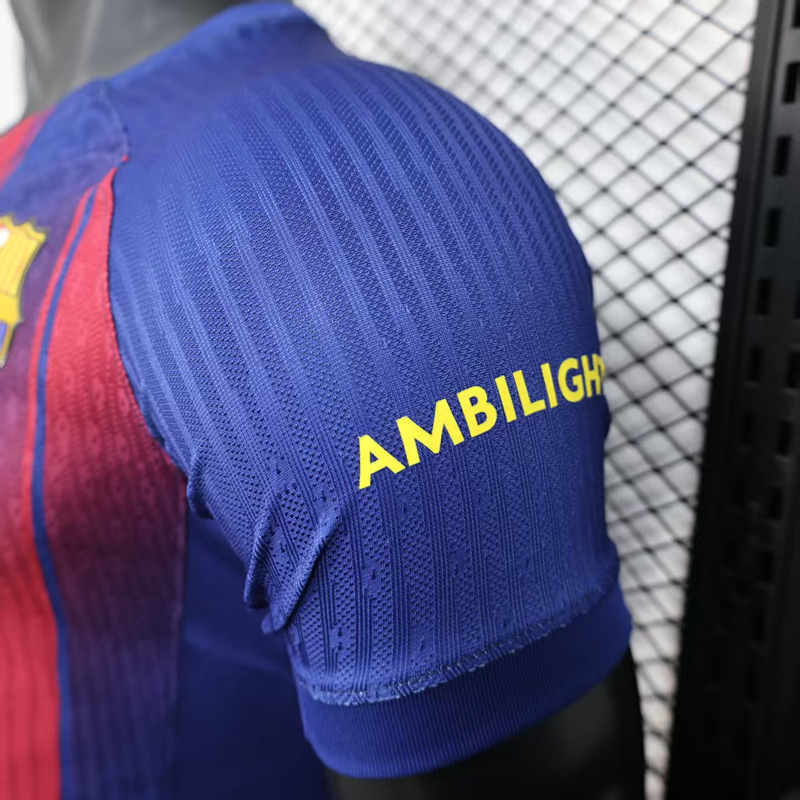 Player Version 2025-2026 Barcelona Home Blue&Red Thailand Soccer Jersey AAA-888