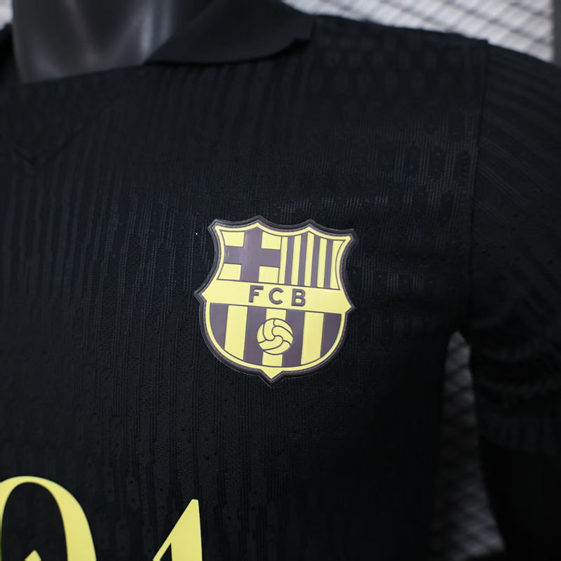 Player Version 2025-2026 Special Version Barcelona Black Thailand Soccer Jersey AAA-888