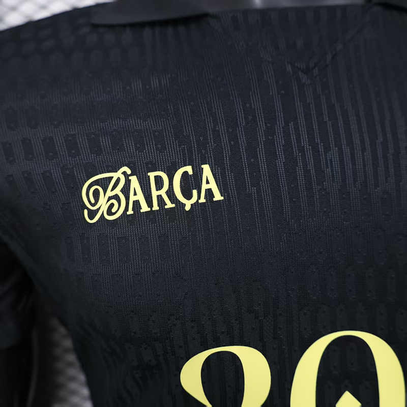 Player Version 2025-2026 Special Version Barcelona Black Thailand Soccer Jersey AAA-888