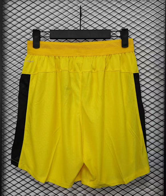 Player Version 2025-26 Borussia Dortmund Home Yellow Thailand Soccer Shorts-888