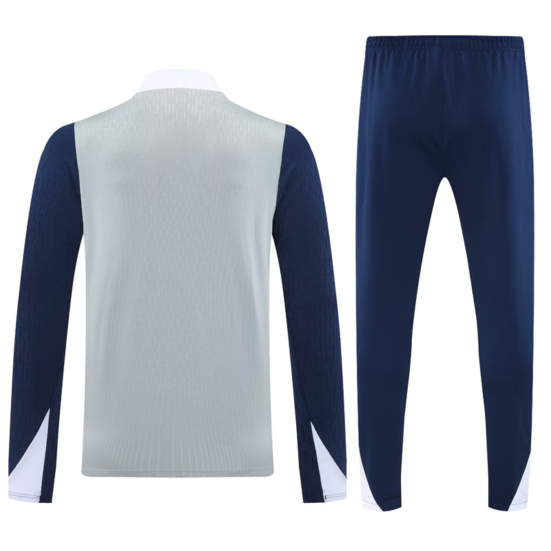 2025-2026 Inter Milan Light Grey Thailand Soccer Tracksuit-4627
