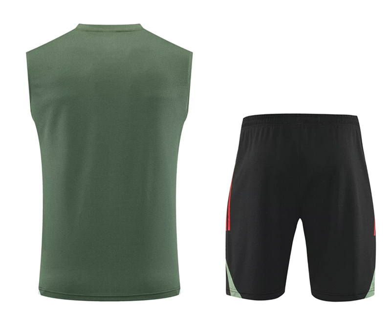 2025-2026 Bayern München Green Thiland Vest Soccer Uniform-4627