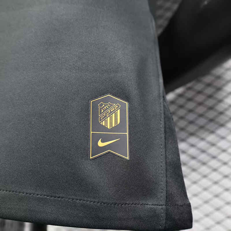 Player Version 2025-2026 Al Ittihad Saudi Black Thailand Soccer Jersey AAA-888