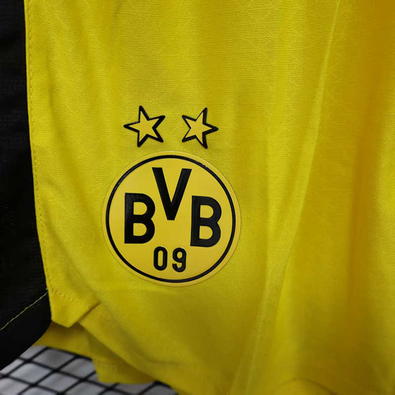 Player Version 2025-26 Borussia Dortmund Home Yellow Thailand Soccer Shorts-888