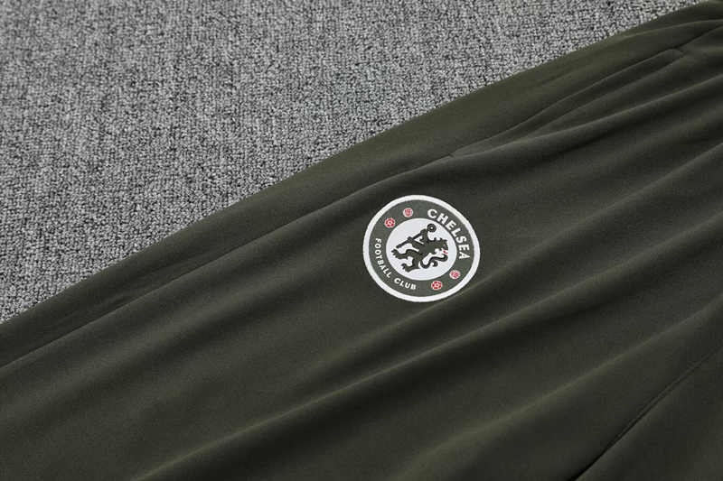 Player Version 2025-2026 Chelsea Light Green Thailand Soccer Tracksuit-4627