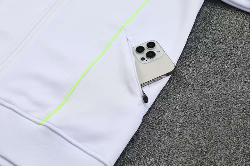 2025-2026 Real Madrid White Thailand Soccer Jacket Uniform-4627
