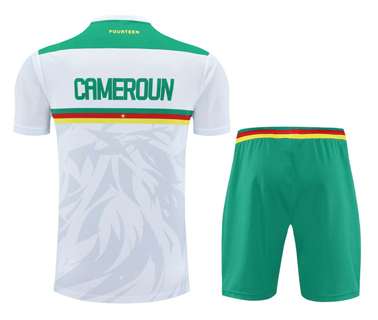 2025-2026 Cameroon White Thailand Soccer Uniform-4627