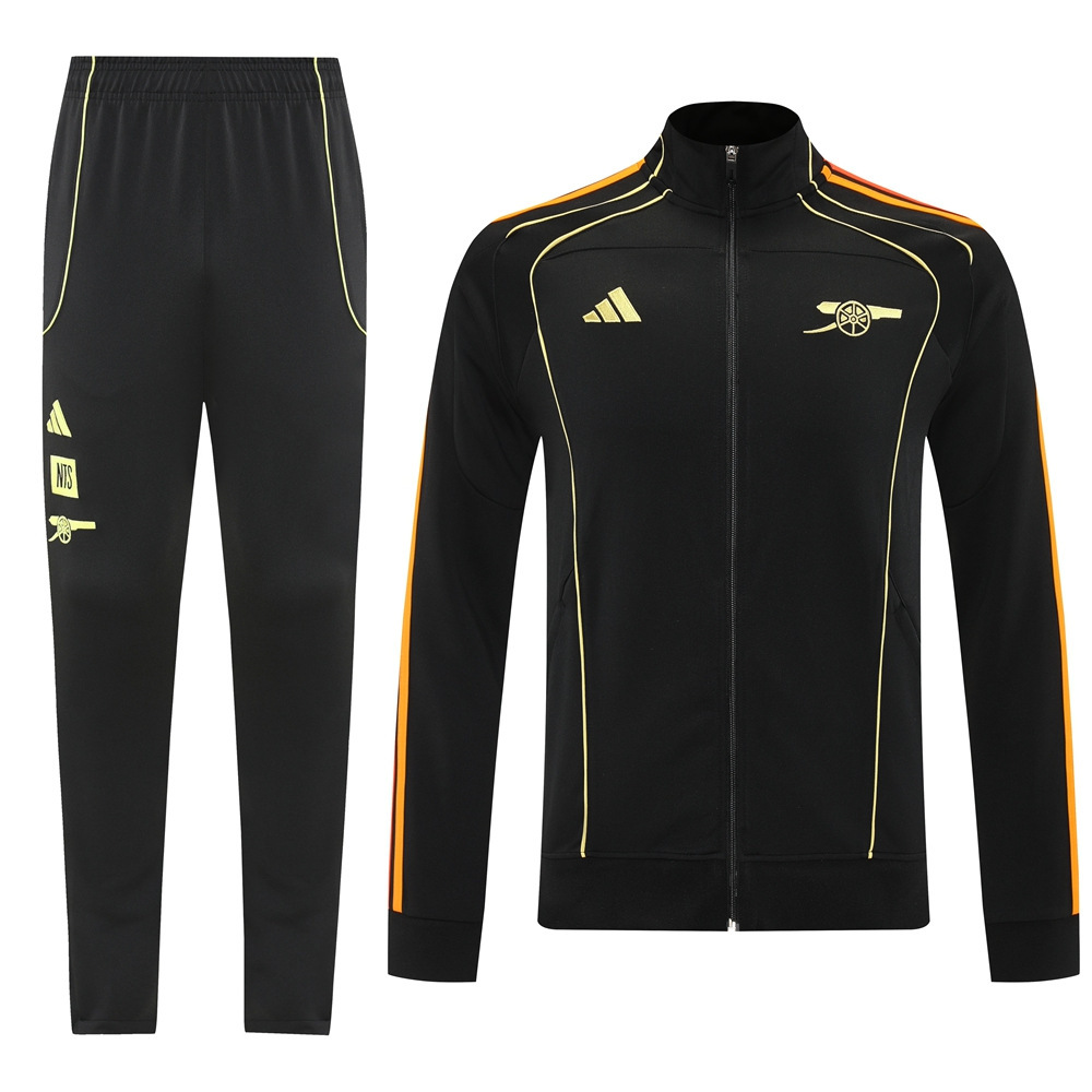 2025-2026 Arsenal Black Thailand Soccer Jacket Uniform-LH