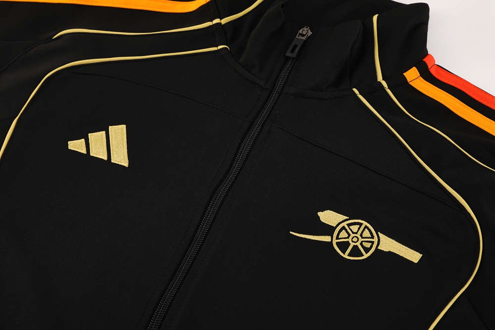2025-2026 Arsenal Black Thailand Soccer Jacket Uniform-LH