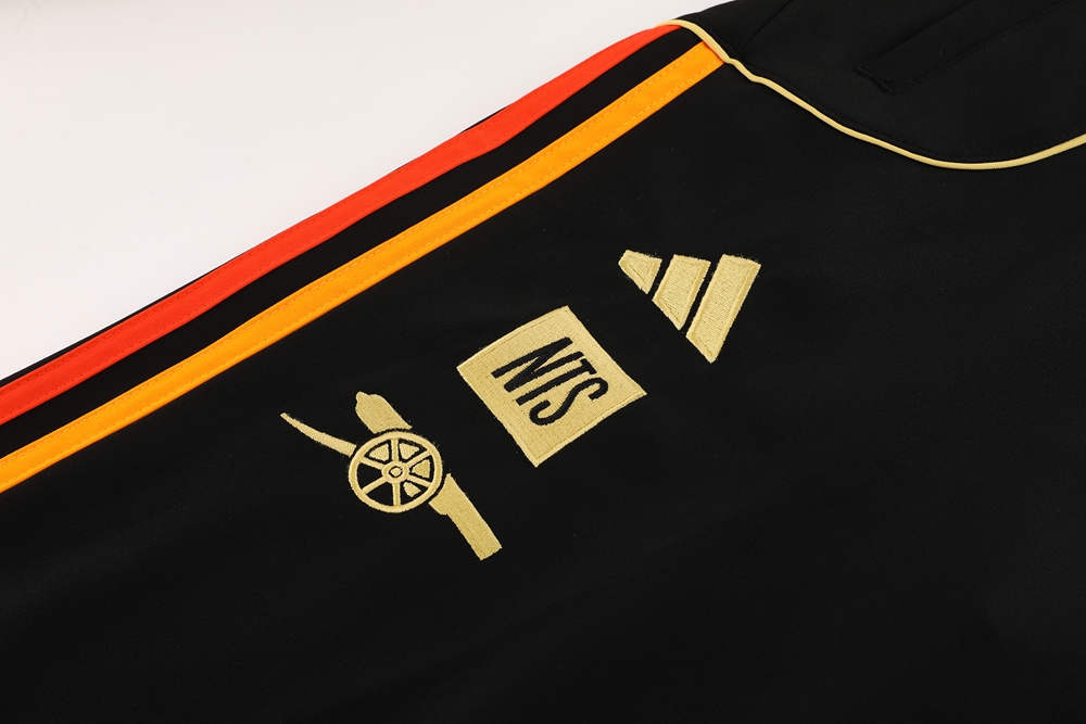 2025-2026 Arsenal Black Thailand Soccer Jacket Uniform-LH