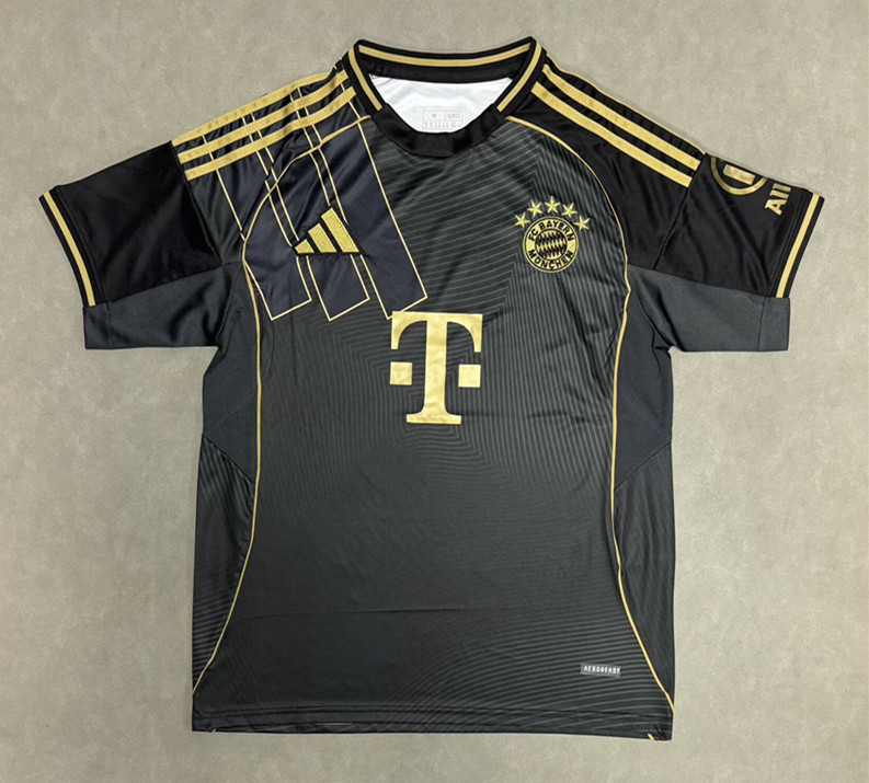 (S-4XL) 2025-2026 Concept Version Bayern München Black Thailand Soccer Jersey AAA-2633