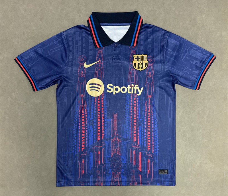 (S-4XL) 2025-2026 Special Version Barcelona Royal Blue Thailand Soccer Jersey AAA-2633