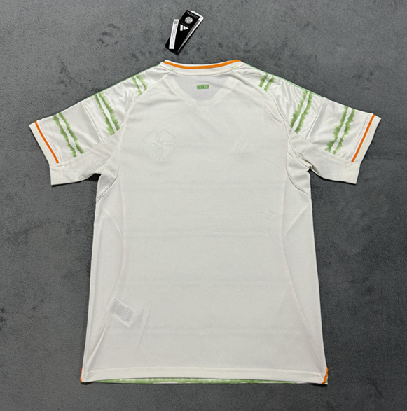 (S-4XL) 2025-2026 Celtic 2nd Away White Thailand Soccer Jersey AAA-4506