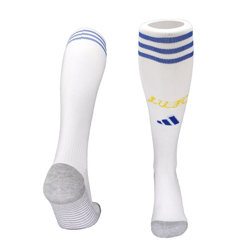 2025-2026 Leeds United Home White Kids/Youth Soccer Socks