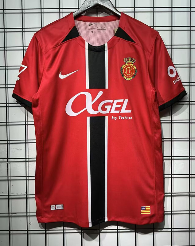 (S-4XL) 2025-2026 RCD Mallorca Home Red Thailand Soccer Jersey AAA-GB