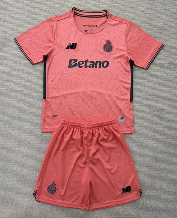 25-26 Porto Away Pink Soccer Uniform-AY