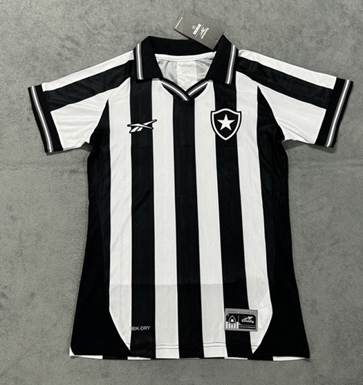 2025-2026 Botafogo FR Home White& Black Women Thailand Soccer Jersey AAA-4506