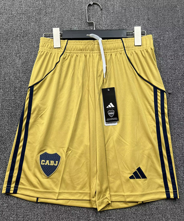 2025-2026 Boca Juniors Away Yellow Thailand Soccer Shorts-718
