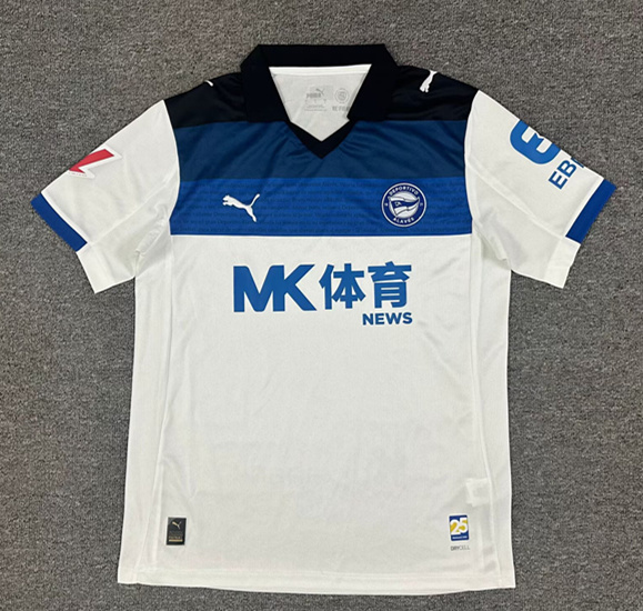 (S-4XL) 2025-2026 Deportivo Alavés Away White Thailand Soccer Jersey AAA-512
