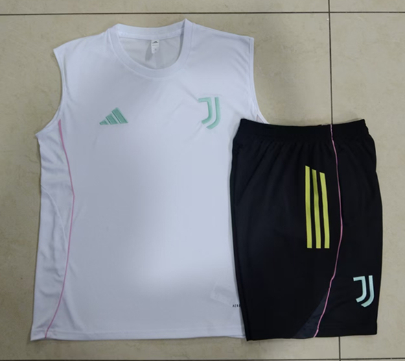 2025-2026 Juventus White Thailand Soccer Vest Tracksuit Uniform-815