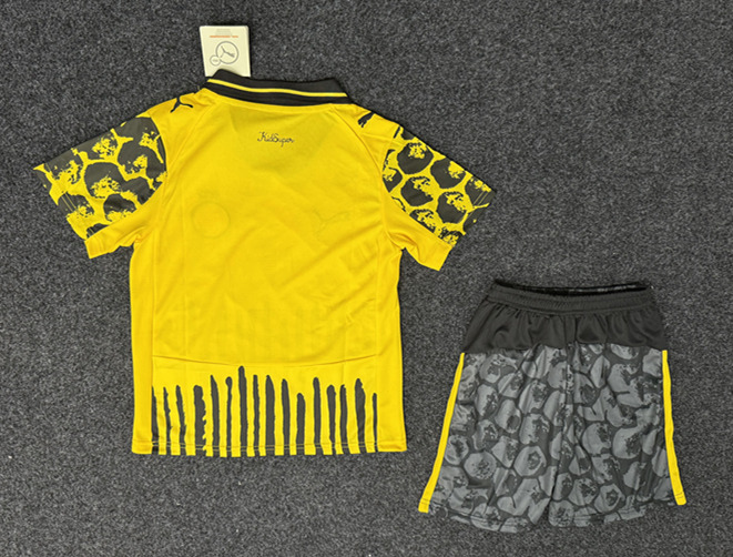 2025-2026 FIFA Club World Cup Borussia Dortmund Home Yellow Kids/Youth Soccer Uniform-GB