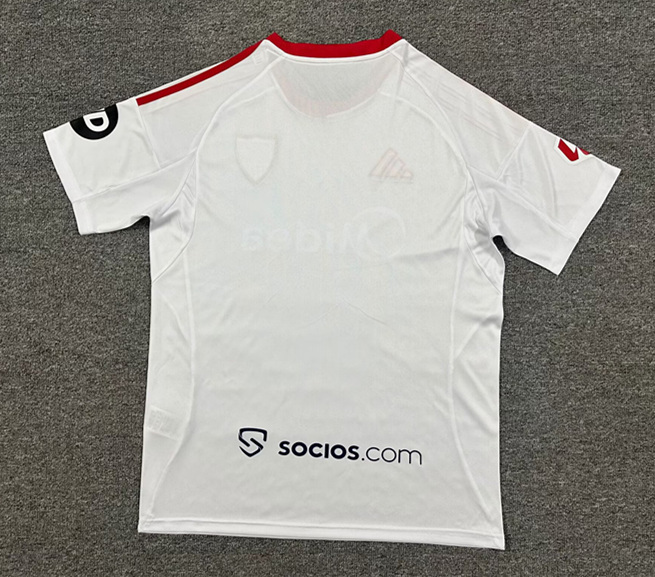 (S-4XL) 2025-2026 Sevilla Home White Thailand Soccer Jersey AAA-512