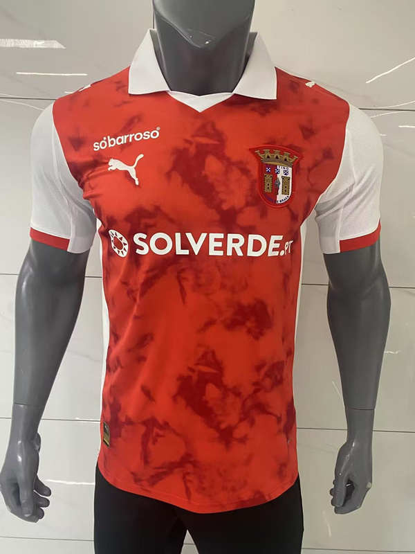2025-2026 Sporting Clube de Braga Home Red Thailand Soccer Jersey AAA-416