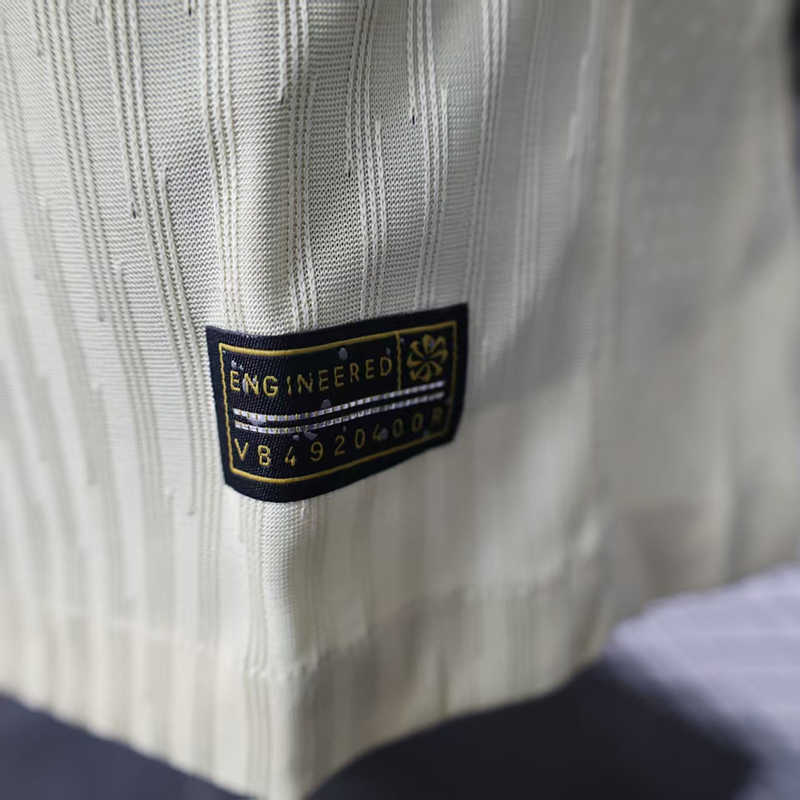 Player Version 2025-2026 Barcelona Away Light Yellow LS Thailand Soccer Jersey AAA-888