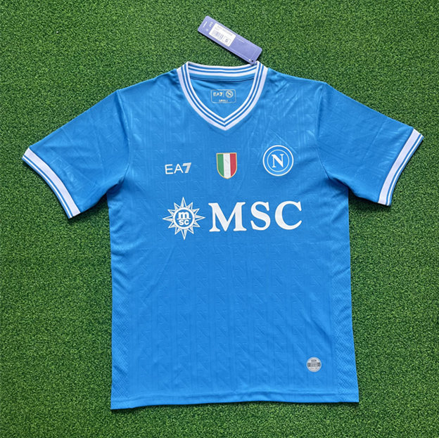 (S-4XL) 2025-2026 Napoli Home Blue Thailand Soccer Jersey AAA-403